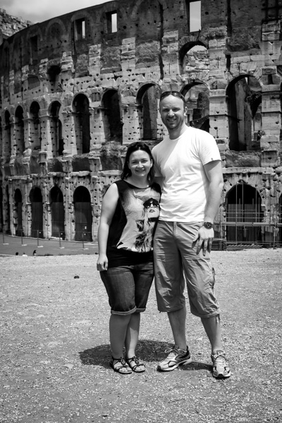 Simon and Maggie in Rome